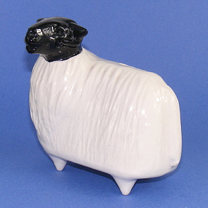 Image of the Sheep Money Box made by Mudlen End Studio